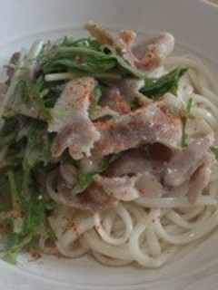 簡単*ごまだれうどん-レシピのメイン写真