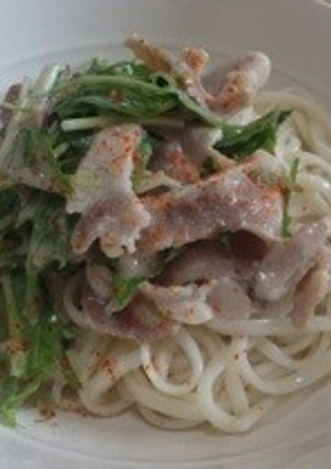 簡単＊ごまだれうどん-レシピのメイン写真