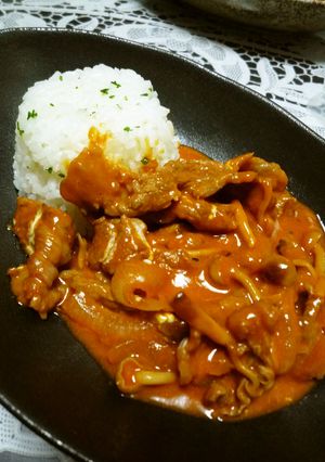 簡単♬ビーフストロガノフ-レシピのメイン写真