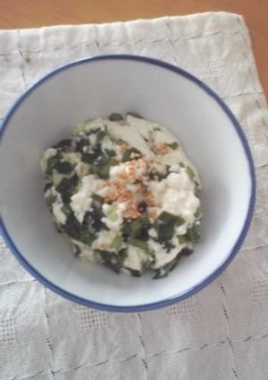簡単！ニラ豆腐★-レシピのメイン写真