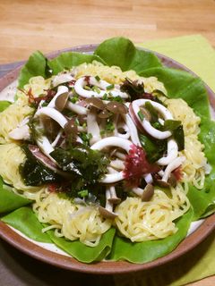柚子胡椒ドレで♪大人のラーメンサラダ-レシピのメイン写真