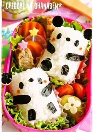 ＊キャラ弁＊簡単★俵DEパンダちゃん♥-レシピのメイン写真