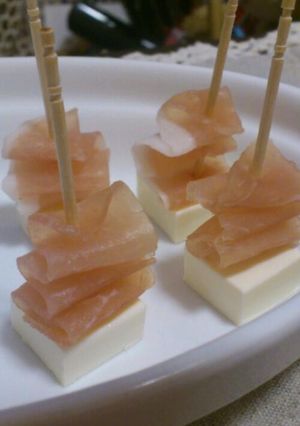 チーズと生ハムのピンチョス-レシピのメイン写真