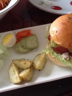 休日ブランチ☆大豆ハンバーガー-レシピのメイン写真