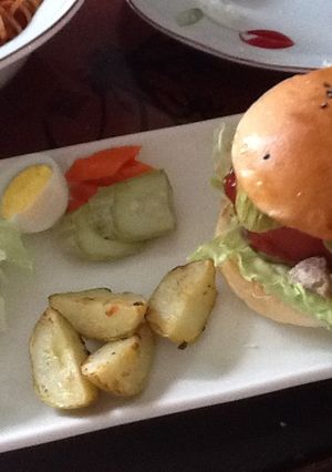 休日ブランチ☆大豆ハンバーガー-レシピのメイン写真
