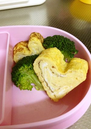 お弁当に！ハートの卵焼き☆-レシピのメイン写真