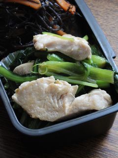 塩麹柚子こしょうde鶏肉小松菜の炒め物-レシピのメイン写真