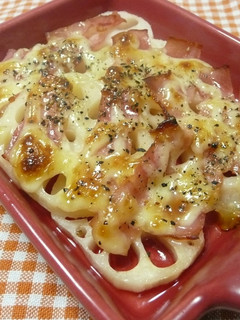 レンコンのオーブン焼き-レシピのメイン写真