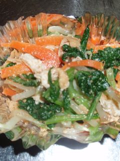 ビタミン菜の胡麻和え-レシピのメイン写真