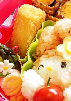 マイメロのおにぎり☆キャラ弁-レシピのメイン写真