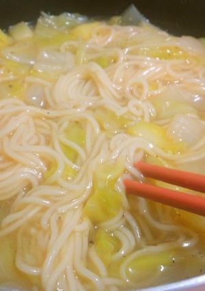 ラーメン風♪？うまうまそーめん♪-レシピのメイン写真