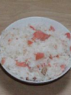 鮭ごはん-レシピのメイン写真