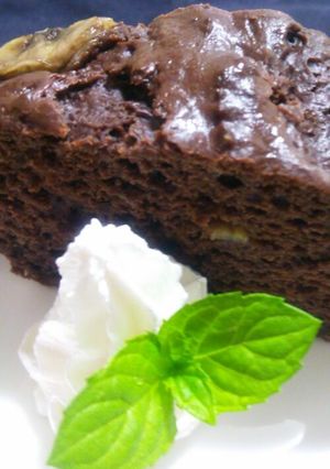お豆腐とバナナのココアパウンドケーキ♪-レシピのメイン写真