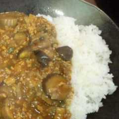 夏にピッタリ★なすとひき肉の時短カレー-レシピのメイン写真