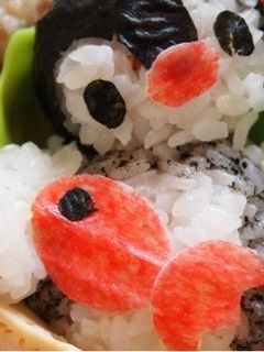 キャラに持たせて♪お魚さん☆キャラ弁-レシピのメイン写真