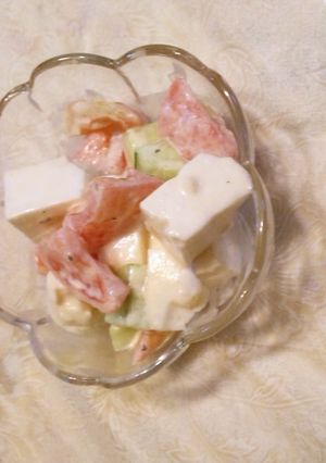 ふんわりはんぺんとお野菜サラダ-レシピのメイン写真