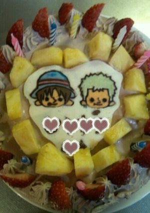 ワンピース☆キャラケーキ-レシピのメイン写真