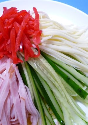 チーズ入れてね☆冷やし中華-レシピのメイン写真