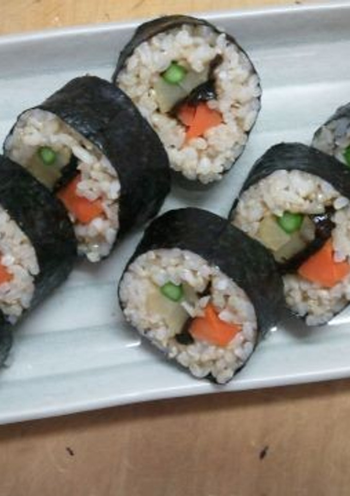 玄米の巻寿司-レシピのメイン写真