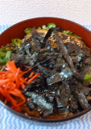パパのアジの蒲焼丼-レシピのメイン写真
