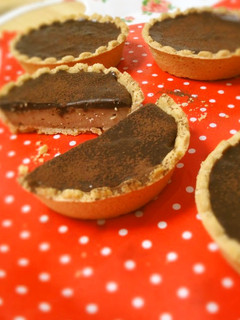 濃厚♡2層の♡チョコチーズタルト-レシピのメイン写真