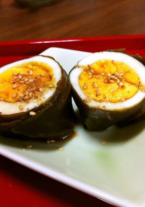 卵の昆布巻-レシピのメイン写真