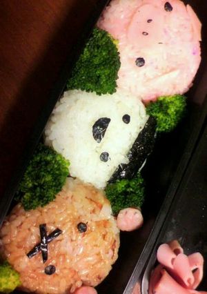 ブタちゃん☆ぼくちゃん☆くまちゃん-レシピのメイン写真