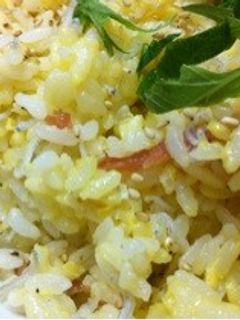 梅しそしらすチャーハン-レシピのメイン写真