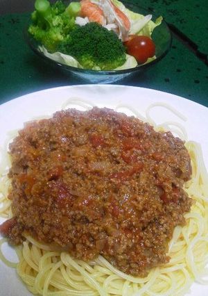 ☆トマト缶で作る　ミートソース☆-レシピのメイン写真