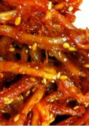 辛い割きイカのおかず2-レシピのメイン写真