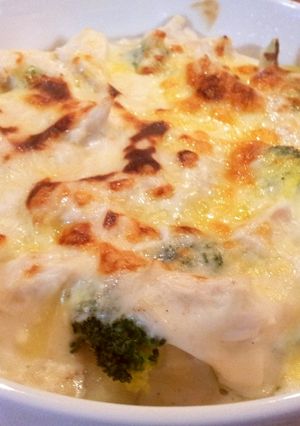 鶏胸肉でもぱさつかないグラタン♪-レシピのメイン写真