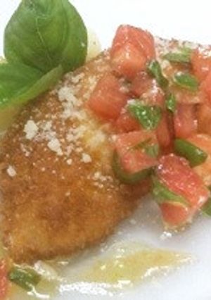 白身魚のカツレツ☆トマトバジルソース-レシピのメイン写真