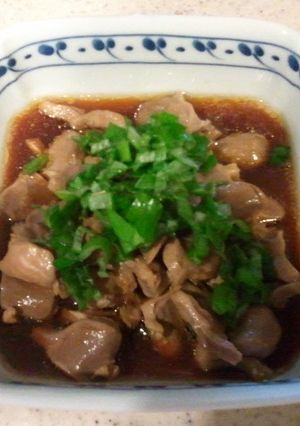 砂肝の酢しょうゆ漬け-レシピのメイン写真