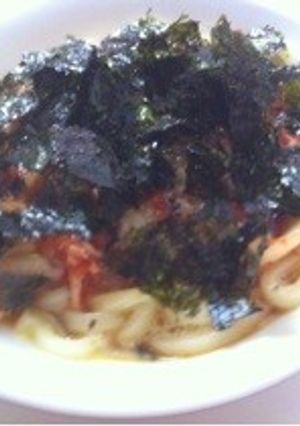 納豆とキムチと卵のおうどん。-レシピのメイン写真