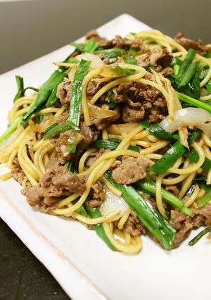 牛オイスター焼きそば-レシピのメイン写真