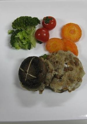 椎茸の辛子蓮根詰め-レシピのメイン写真