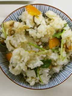 揚げ里芋とめかぶの混ぜご飯-レシピのメイン写真