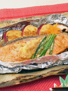 鮭のホイル焼き ごま風味-レシピのメイン写真