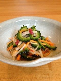 ゴーヤーの梅サラダ-レシピのメイン写真