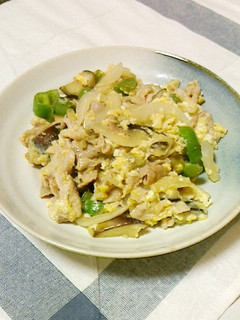 簡単☆豚肉と野菜の味噌玉炒め-レシピのメイン写真