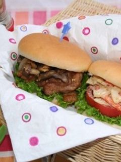 秋野菜のサラダバーガー-レシピのメイン写真