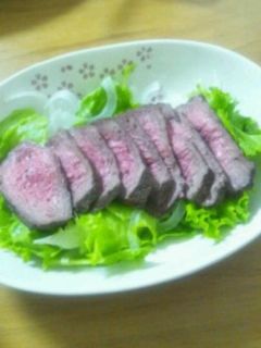 簡単☆ローストビーフ&オニオンソース-レシピのメイン写真