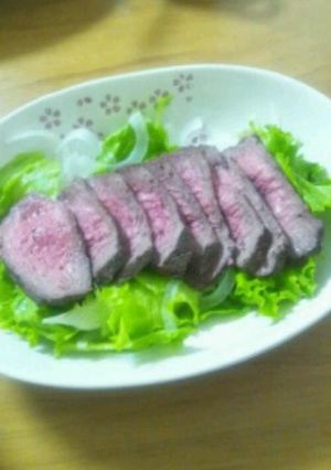 簡単☆ローストビーフ&オニオンソース-レシピのメイン写真