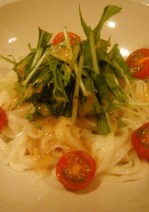 冷たいごまだれうどん-レシピのメイン写真
