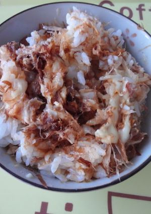 1分チンで完了♪おかかチーズ♪猫飯-レシピのメイン写真