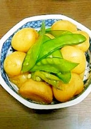シンプル田舎料理＊新ジャガと絹さやの煮物-レシピのメイン写真