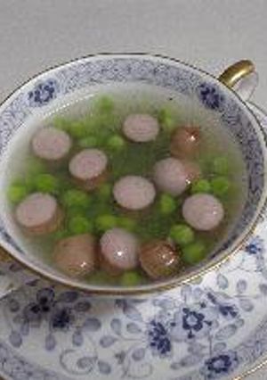 グリーンピースのスープ煮-レシピのメイン写真
