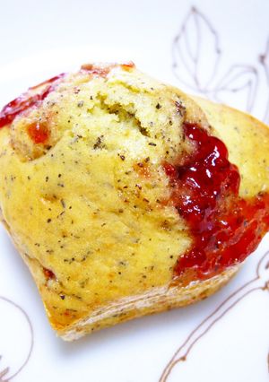 紅茶といちごジャムのカップケーキ-レシピのメイン写真