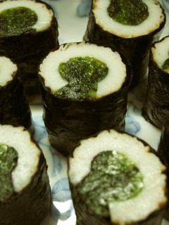♪ほうれん草inちくわの海苔巻き♪-レシピのメイン写真