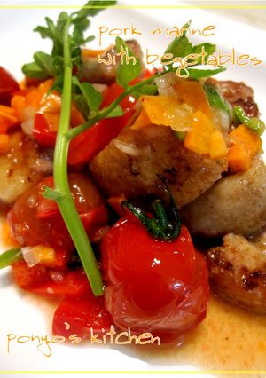 豚バラブロックのお野菜たっぷりマリネ-レシピのメイン写真